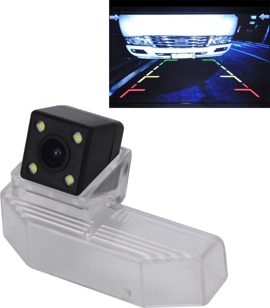 656 Ã— 492 effectieve pixelkleur HD waterdicht nachtzicht groothoek auto achteruitrijcamera achteruitrijcamera met 4 LED-lampen voor 2009 versie Mazda6 Rui Yi / 2008 versie Mazda RX-8