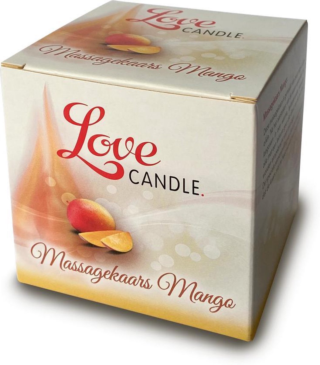 Loveglide Massage Oil Candle Mango