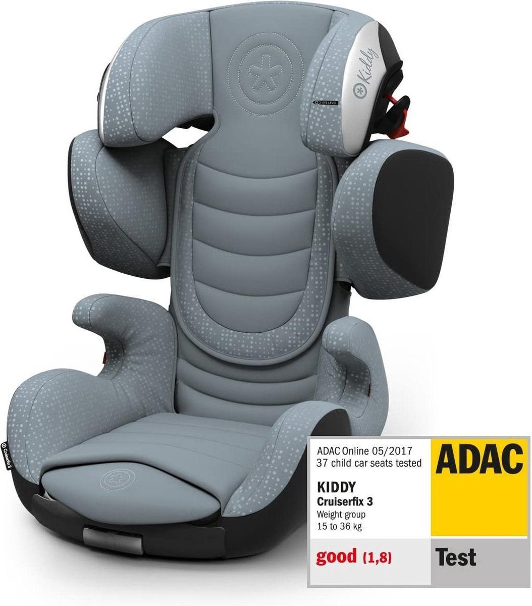 Kiddy Cruiserfix 3 Autostoel Moon Grey