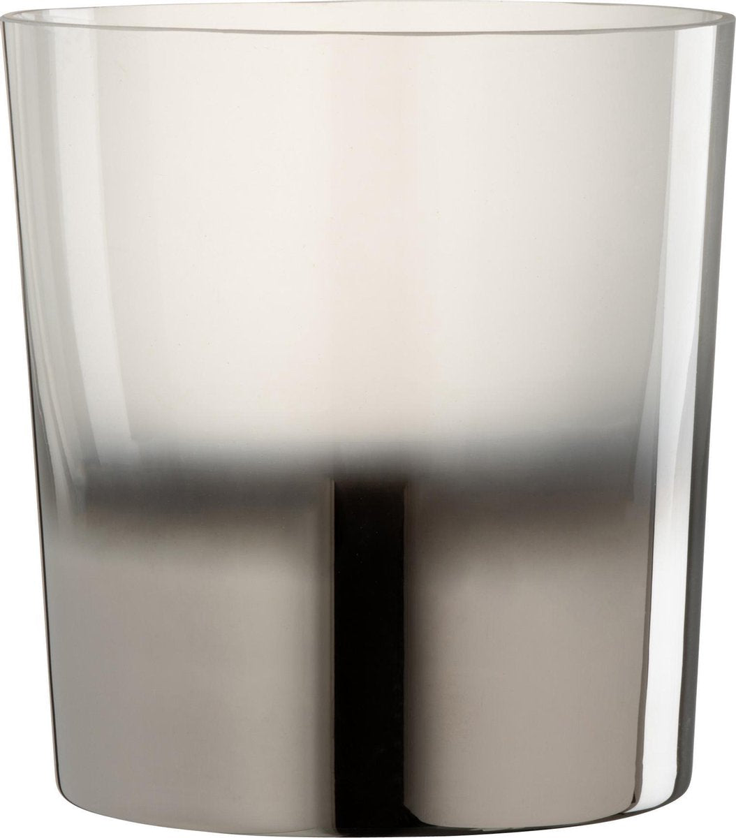 J-Line Ijsemmer Rond Degrade Glas Zilver/Transparant