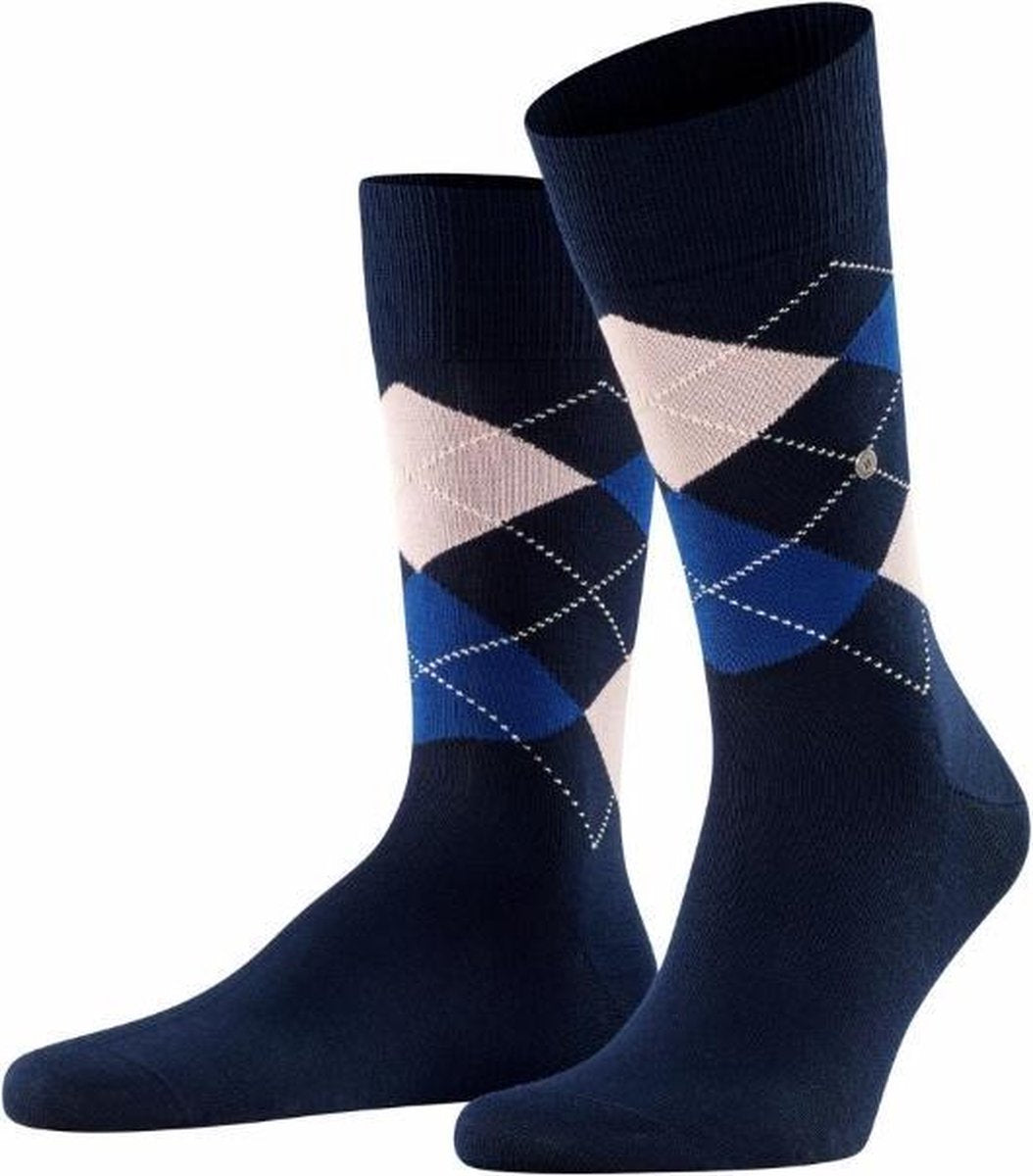 Burlington Manchester Herensok 20182 - Blauw 6157 navy Heren - 40-46