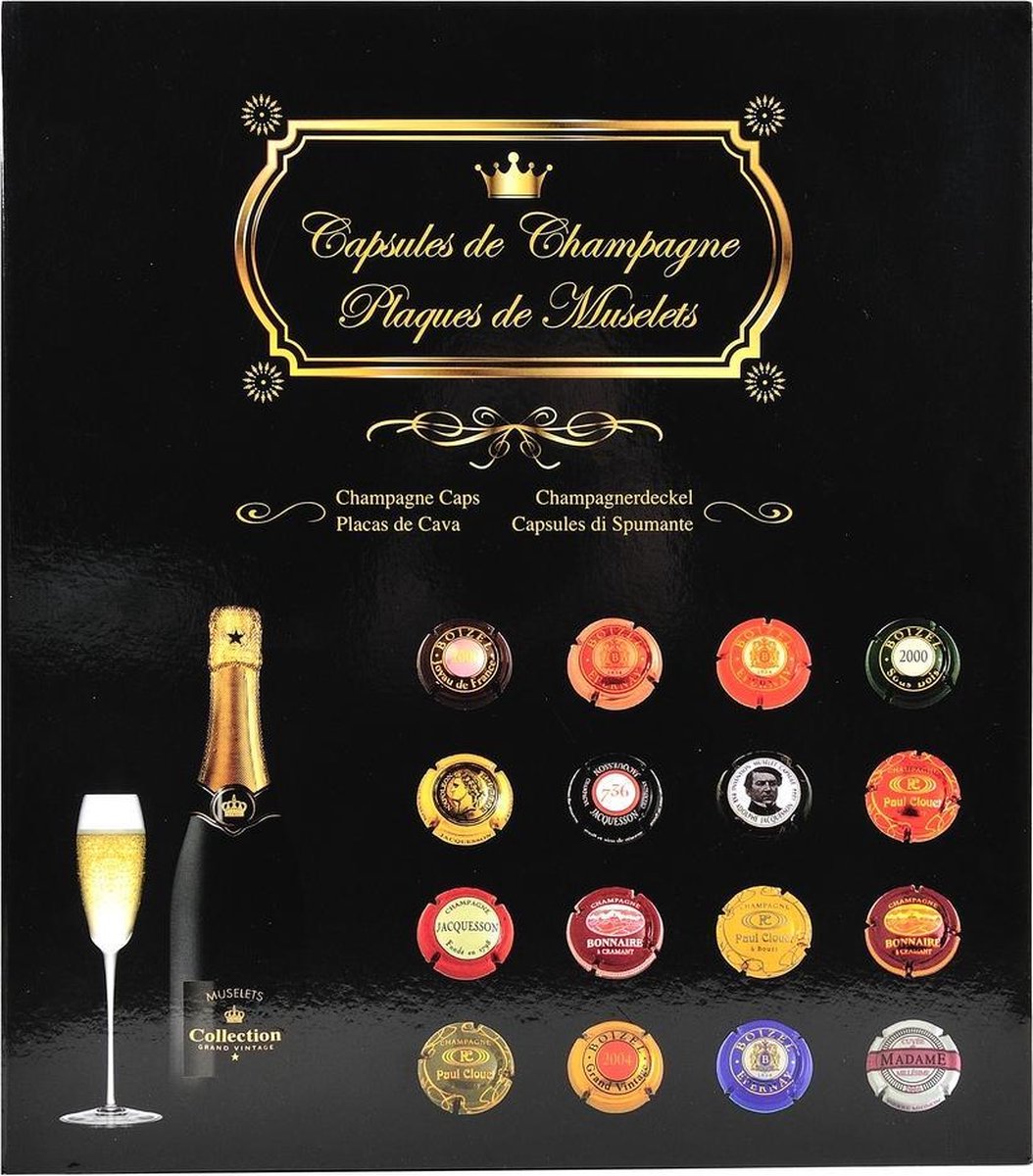 2x Album voor champagne capsules - 29x32
