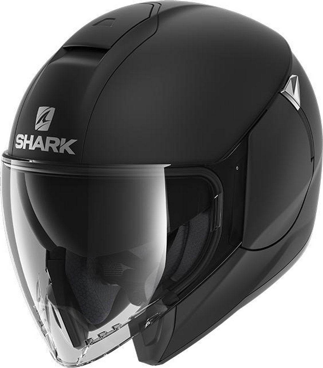 SHARK motor & scooter jethelm CITYCRUISER BLANK Mat Zwart