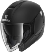 SHARK motor & scooter jethelm CITYCRUISER BLANK Mat Zwart