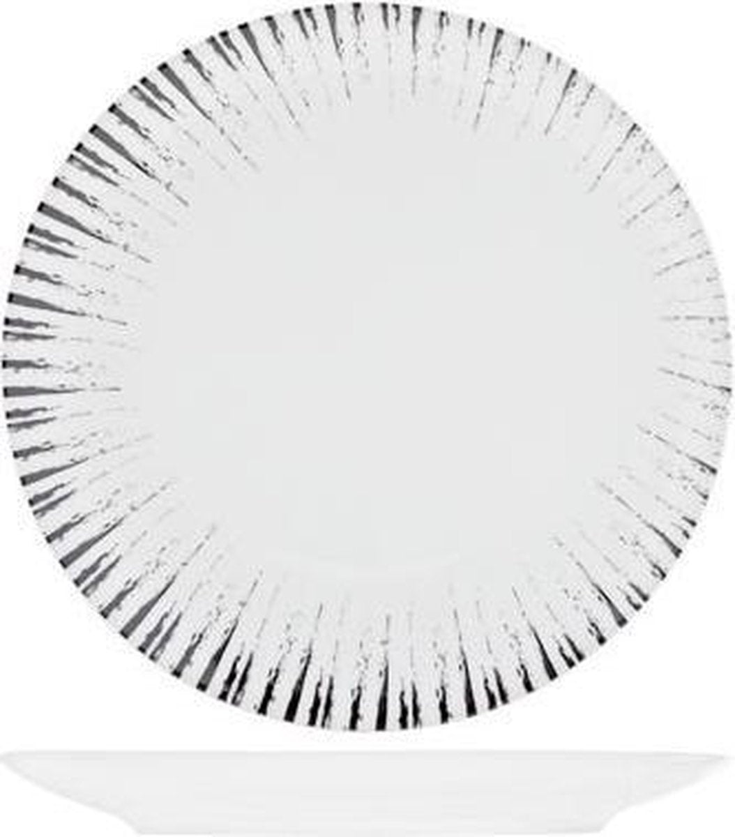 Glee Black Dessertbord - Ø 20cm