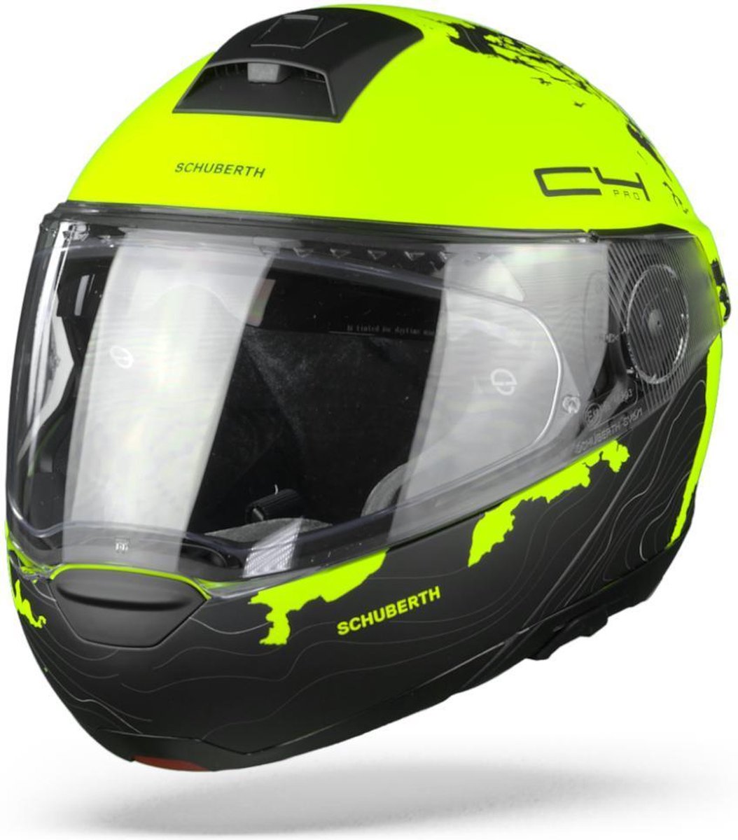 Schuberth C4 Pro Magnitudo Yellow Modular Helmet L