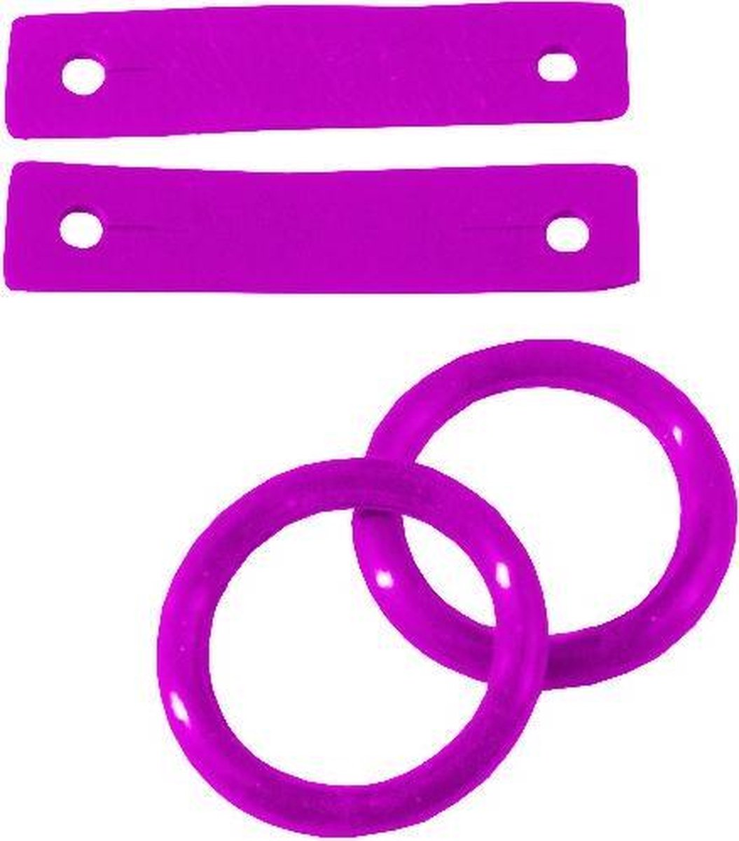 Horka Rubberen Ring Voor Stijgbeugelset Fillis Roze 2 Stuks