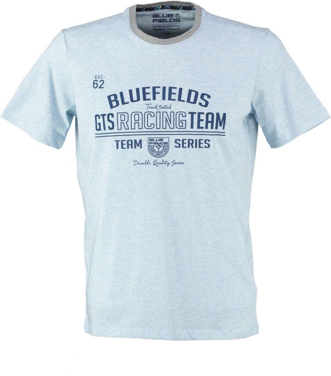 Bluefields blauw t-shirt - Maat L