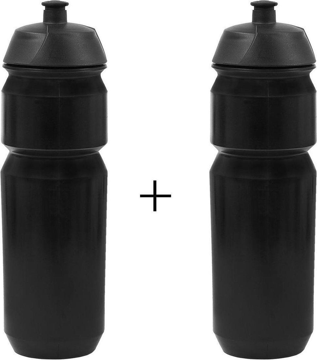 2x Tacx Shiva Bidon - 750ml - Zwart