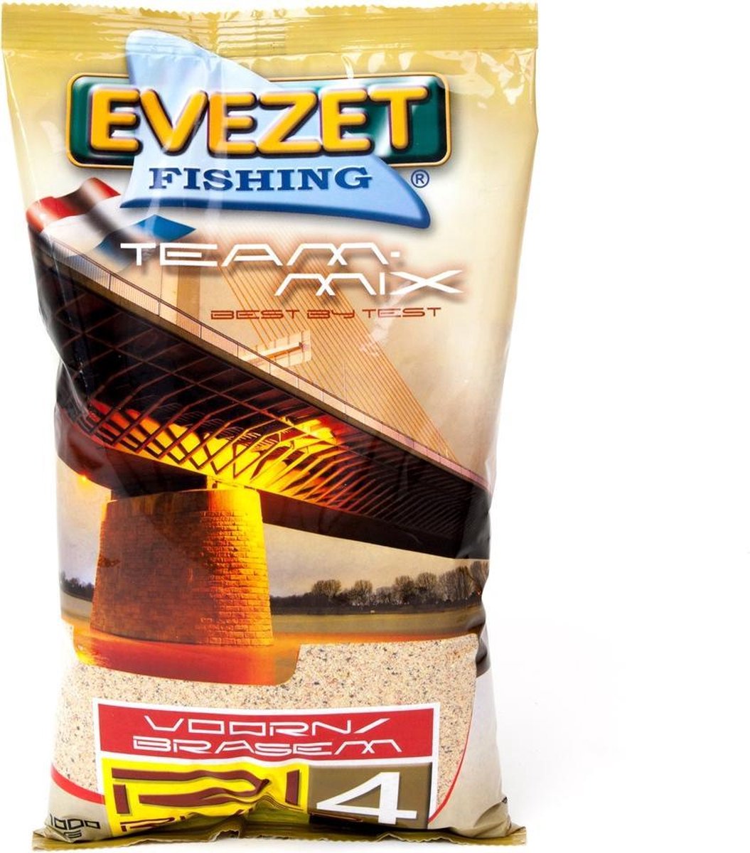Evezet Riviermix Voorn/Brasem Lokvoer - Lokvoer - 1 kg - Zand