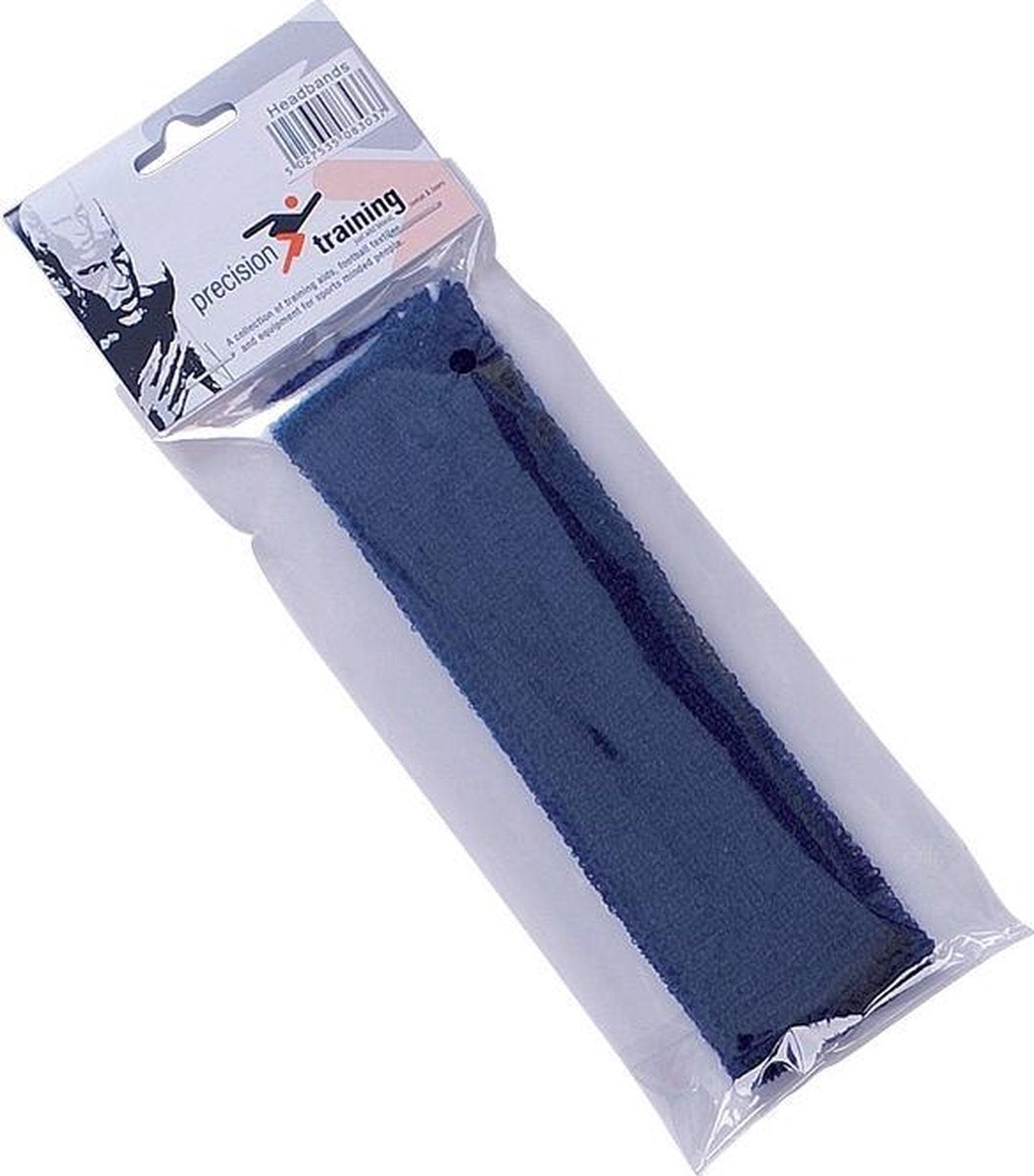 Precision Training Hoofdband Katoen Navy One-size