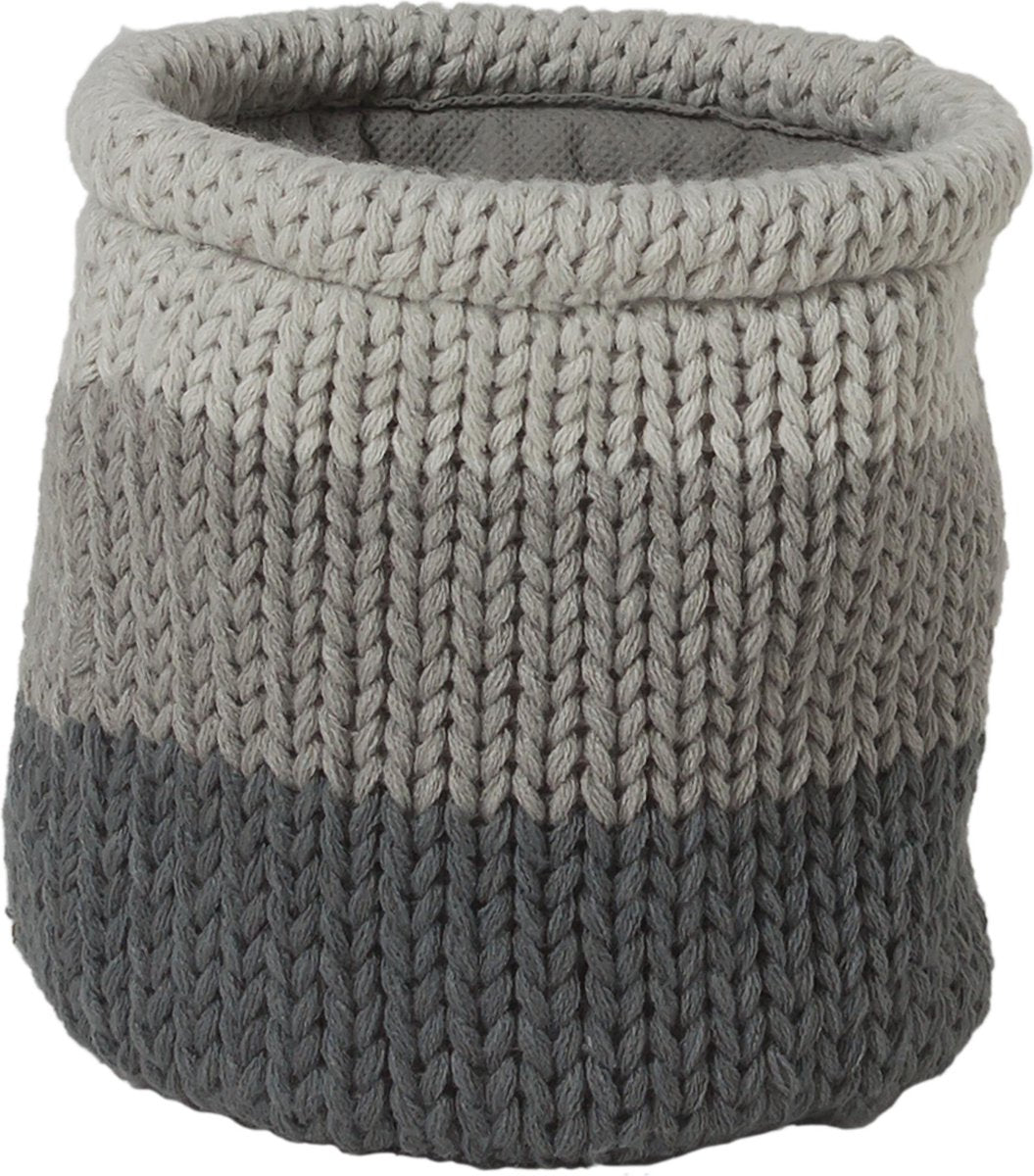 Sealskin Knitted Opbergmand - Acryl - Grijs