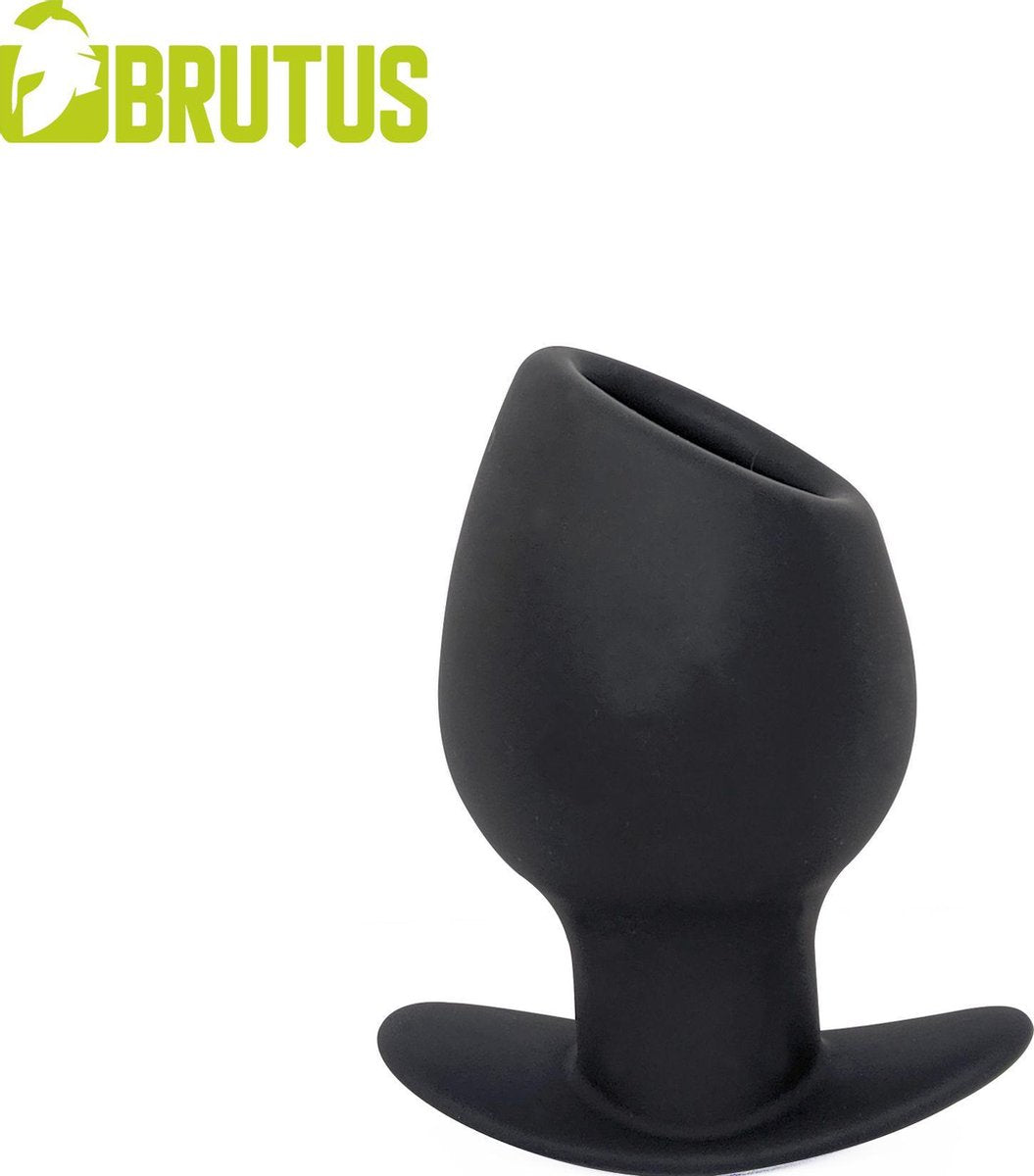 Kelkvormige holle silicone buttplug - large 58mm