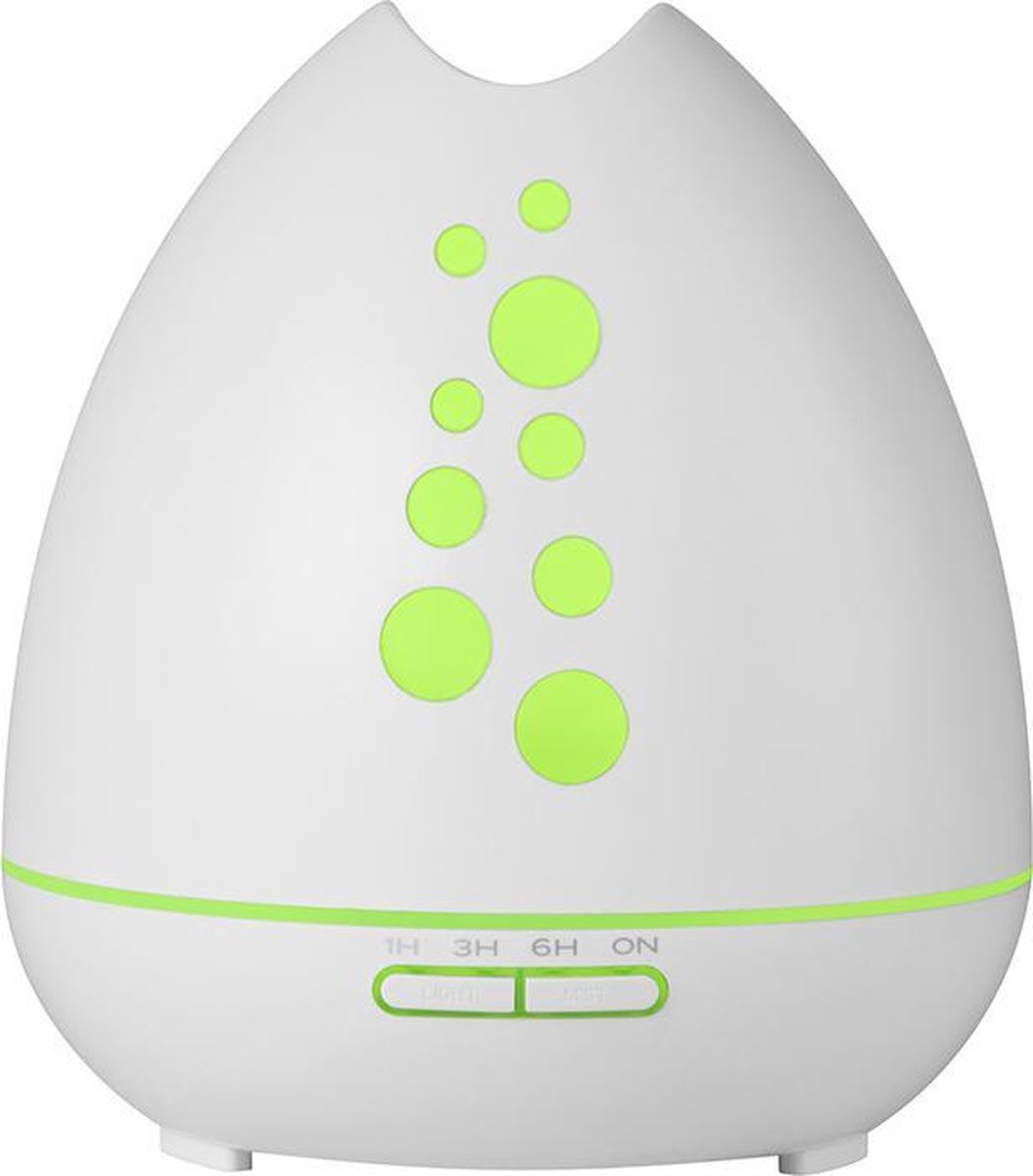 Seidon™ Aroma Diffuser – Wit Ei - Gratis Ebook - Luchtbevochtiger – Geur Verspreider