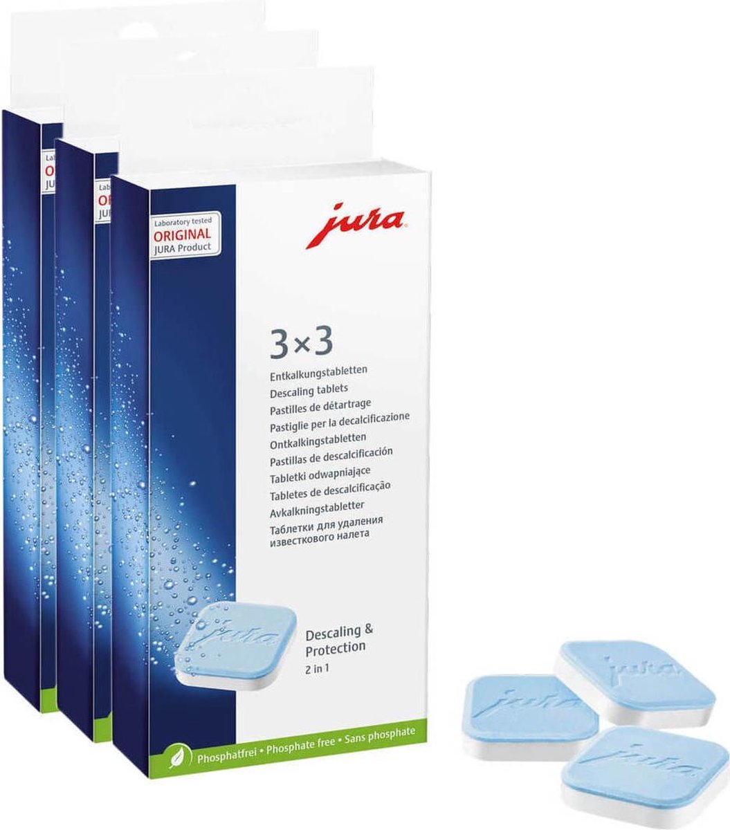 Jura ontkalkingstabletten 3x