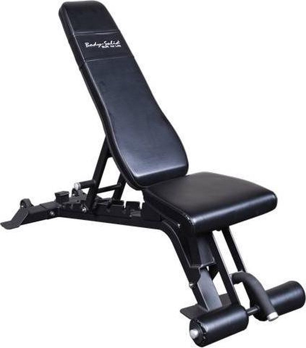 Studio Adjustable Bench - Professionele Fitnessbank - Flat-Incline-Decline - met leg hold-down - ProClubline - verstelbare fitnessbank