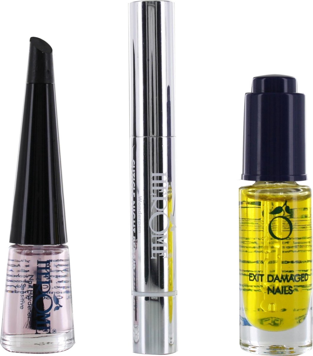 Herome Nail Essentials Set (Roze) – Herstel Beschadigde Nagels Na Kunstnagels of Medicijngebruik - Met Herstellende Nagelolie