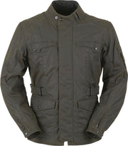 Furygan Thruxton Waxy Brown Textile Motorcycle Jacket 4XL