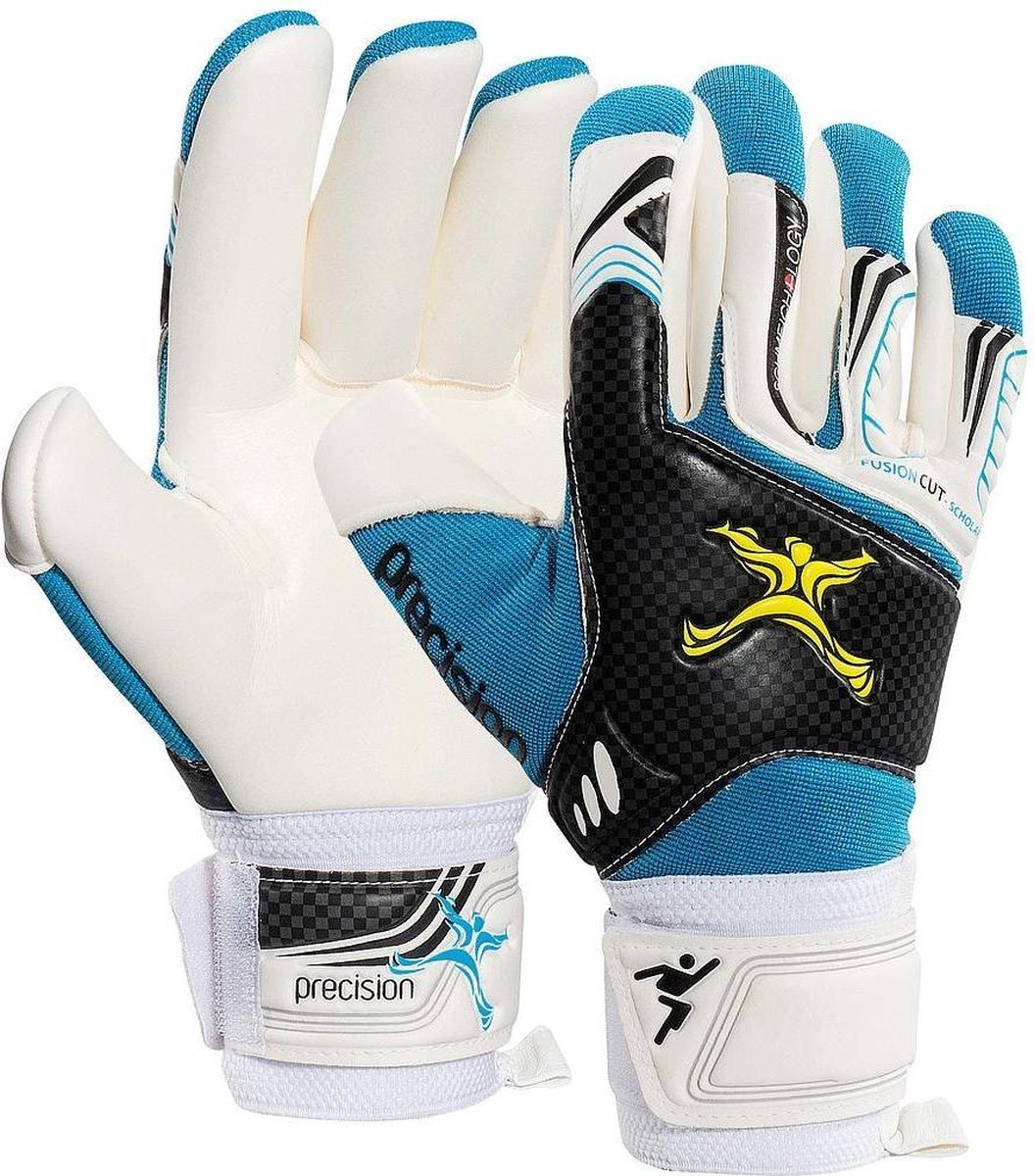 Precision Keepershandschoenen Fusion-x Dames Eva Zwart/blauw Mt 6