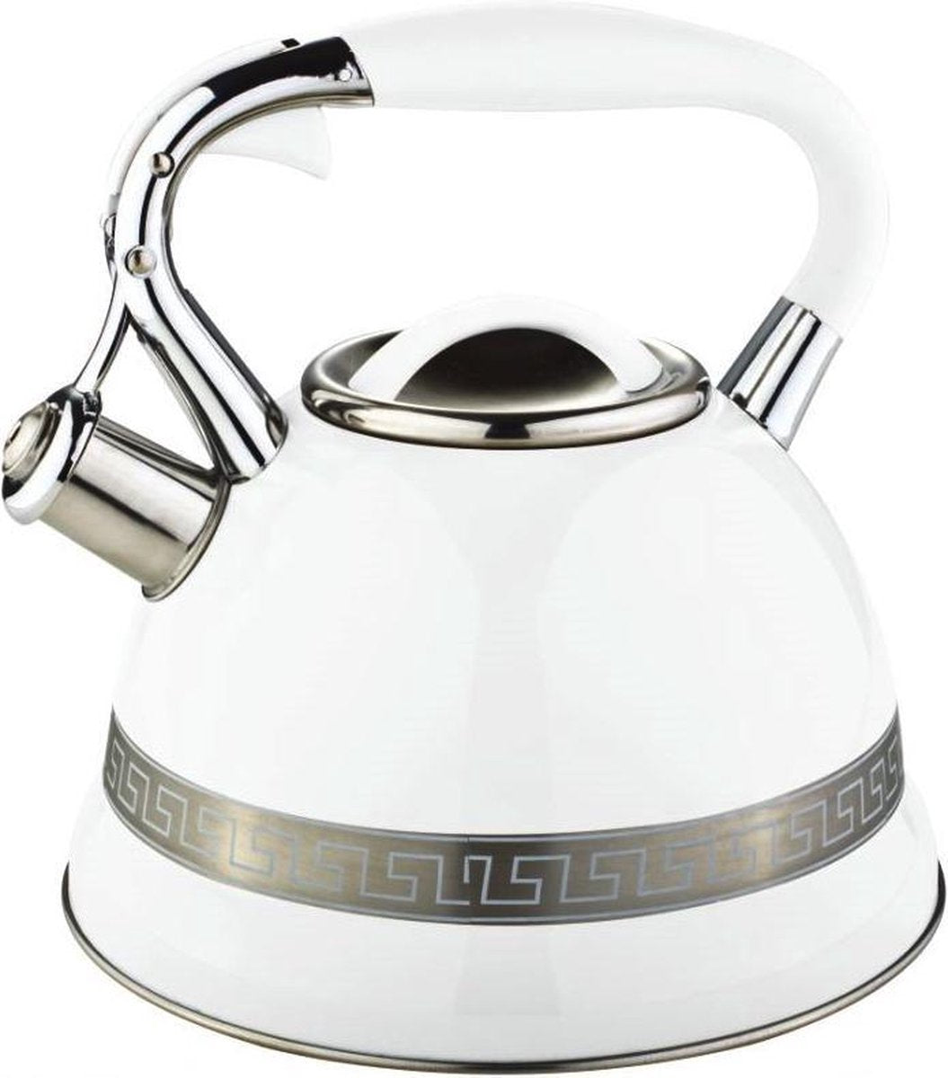 Edënbërg White Line - Luxe RVS Fluitketel - 3.0 liter