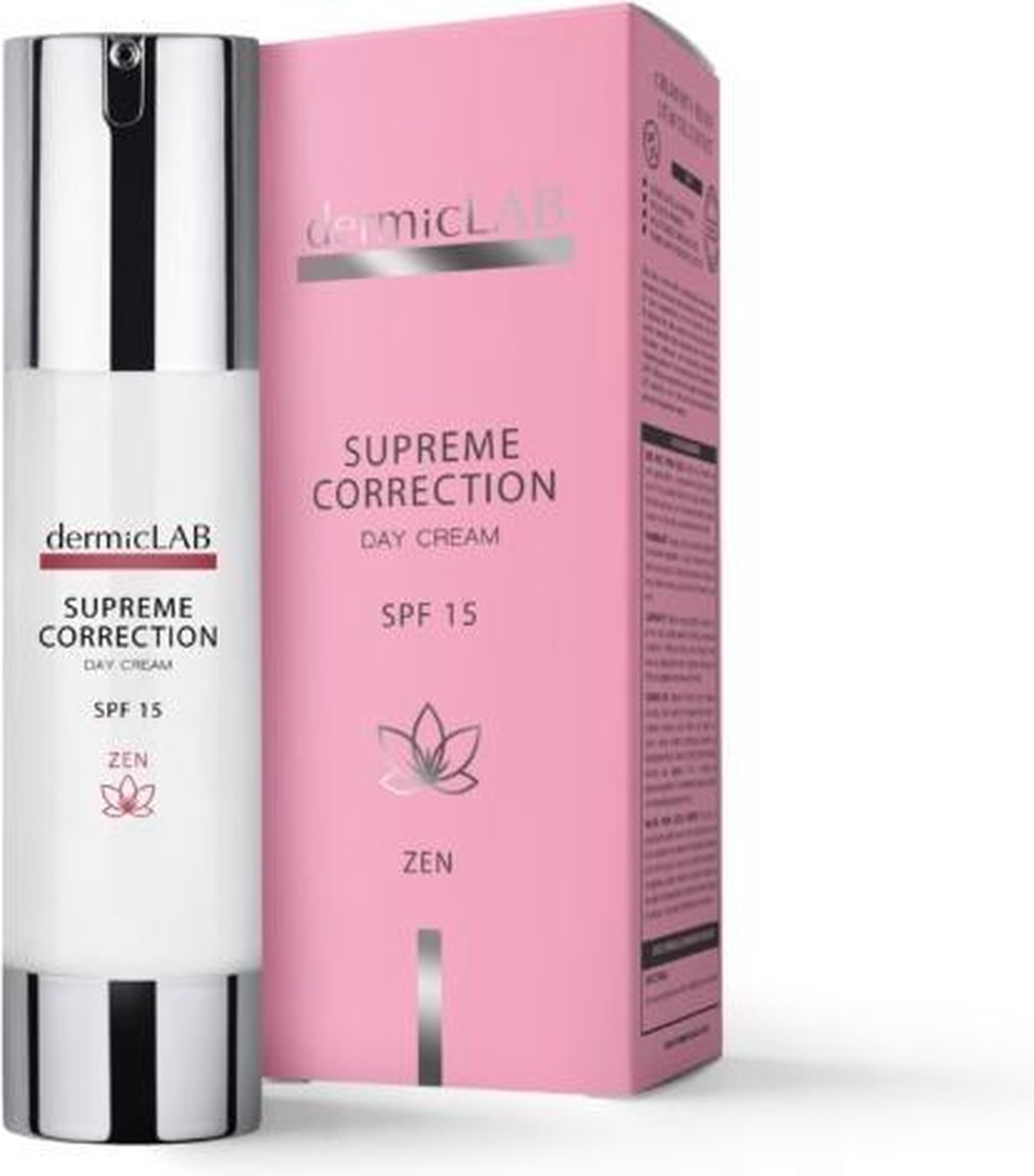 DermicLAB Supreme Correction Day Cream SPF15 - Supreme Correctie Dag Crème met SPF15 - 50ml.