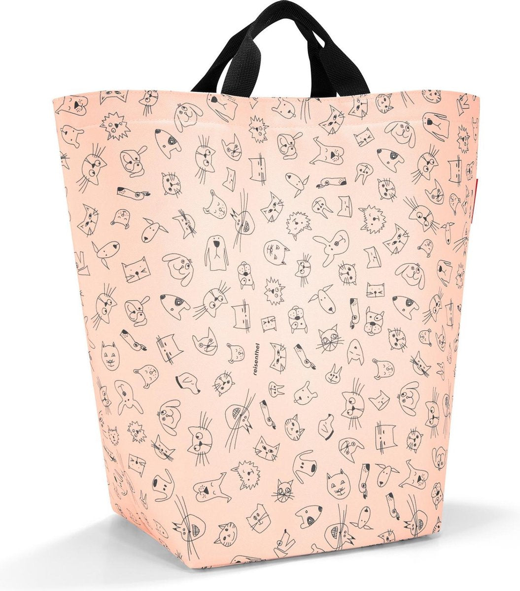 Reisenthel Storagesac Kids Opbergtas Opbergzak Voor Speelgoed - 27L - Cats&Dogs Rose Roze