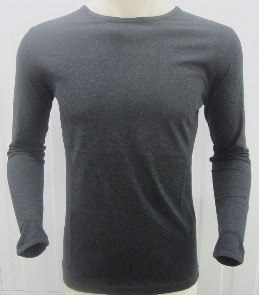 Moscow Basic Shirt - Donker Grijs - Ronde Hals - Maat M