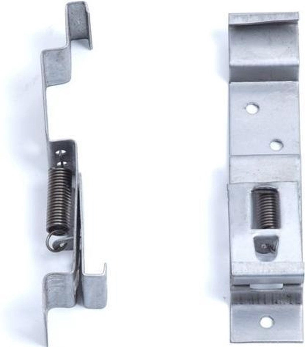 Kentekenplaat klemmen voor aanhangers en caravans - RVS (2 stuks)