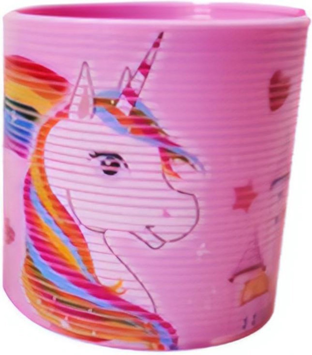Lg-imports Trapveer Unicorn 6 Cm Roze/multicolor