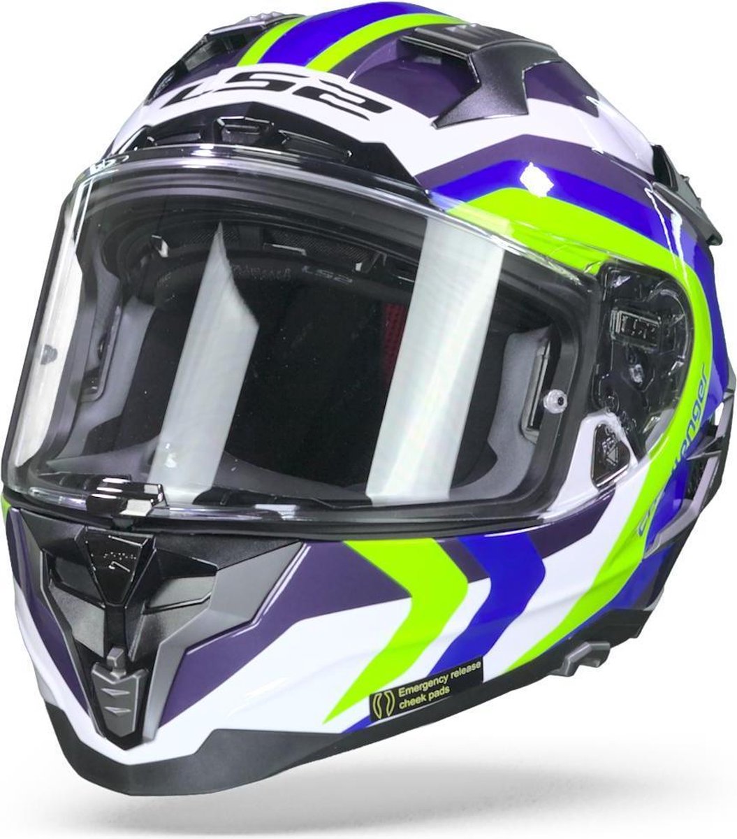LS2 FF327 Challenger Galactic motorhelm