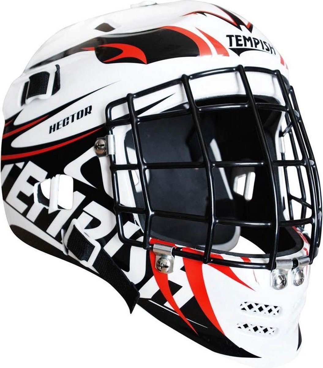 Tempish Hector Keeper Masker Junior Wit/zwart/rood