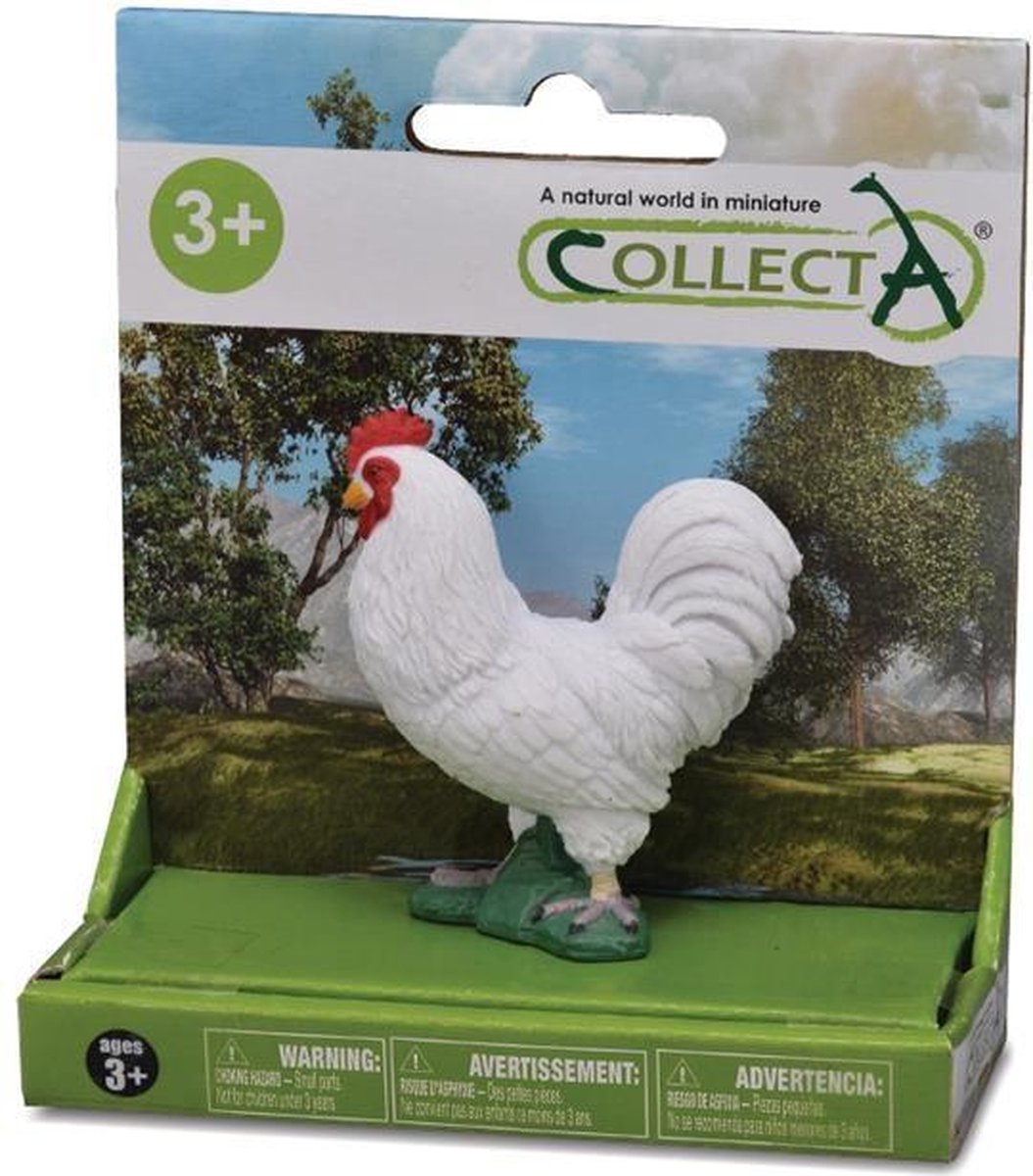 Collecta Boerderijdieren: Kip In Giftverpakking 5 Cm Wit