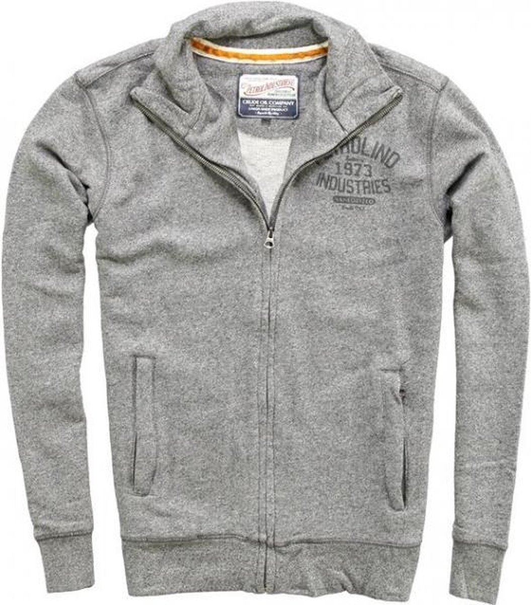Petrol grijs sweatvest - Maat S