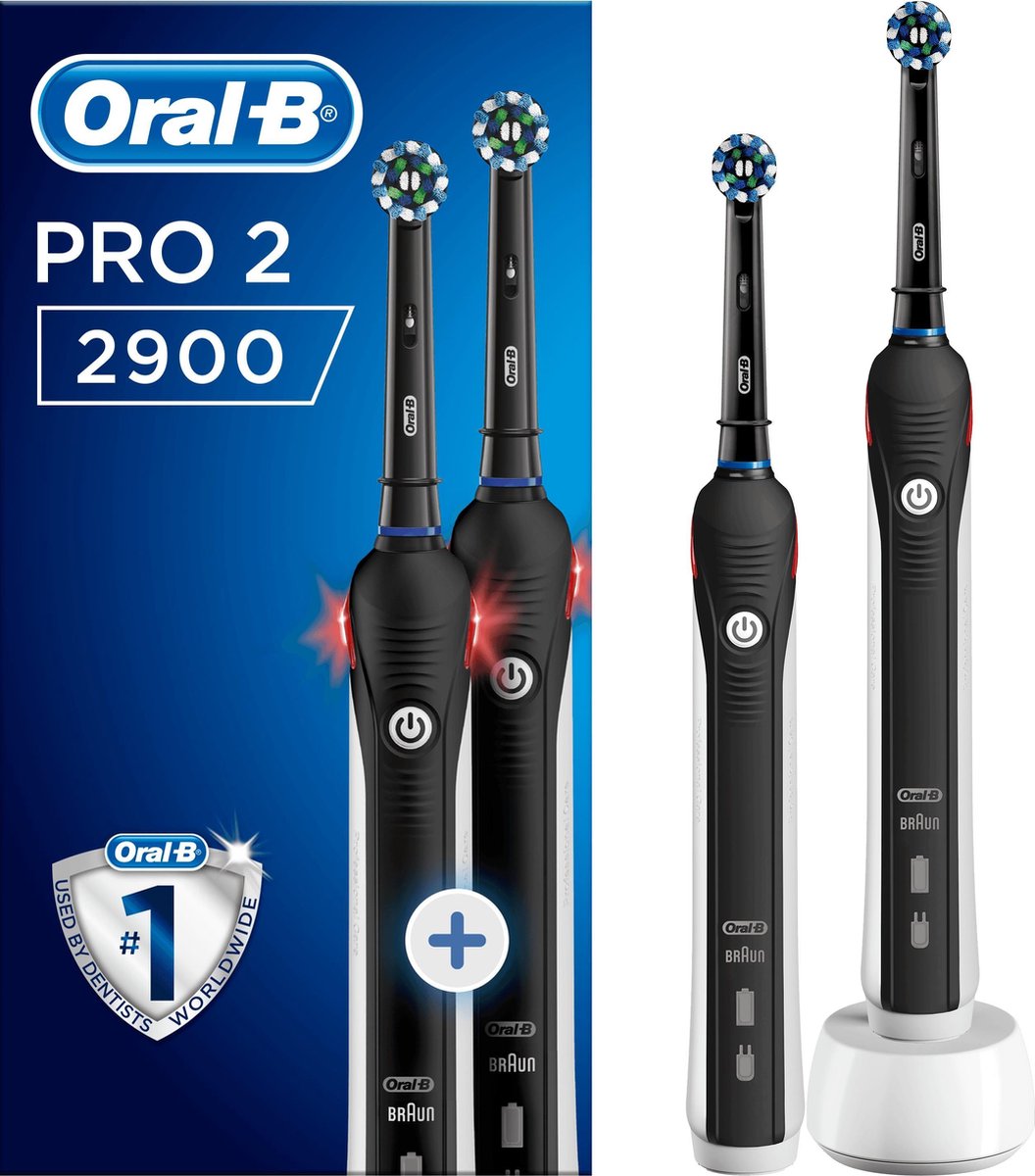 Oral-B PRO 2900 Black CA + Black CA (duo handle)