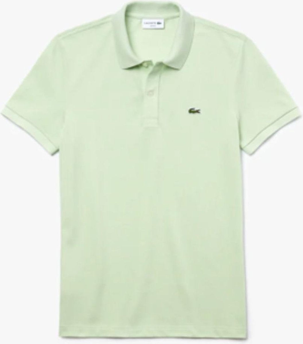 Lacoste Slim Fit Polo PH4012-HD1 Licht Groen-S