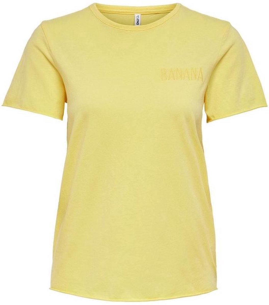Onlfruity Life Reg S/s Top Box Jrs 15229232 Sunshine/banana