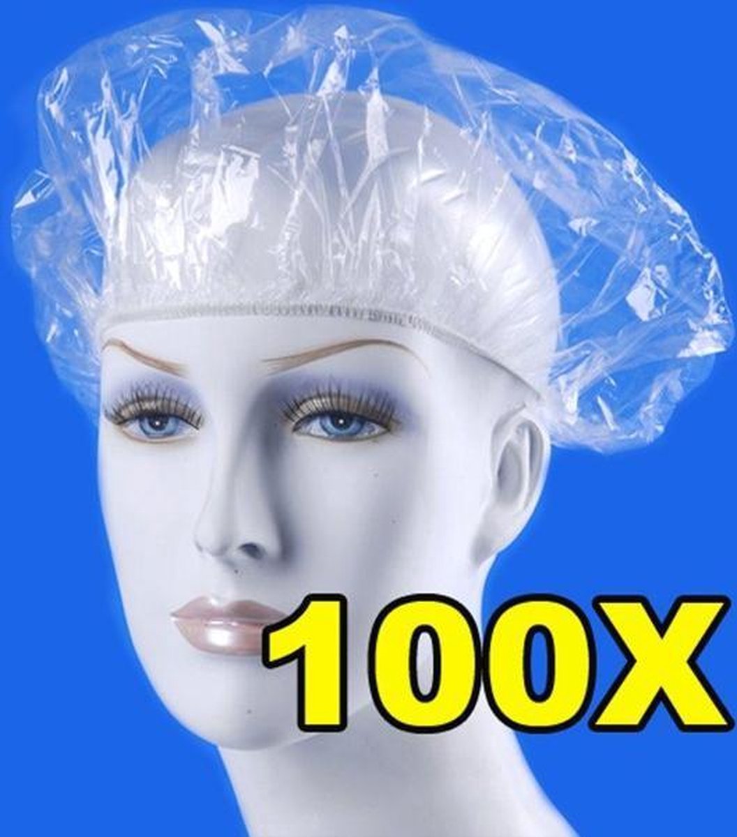 Plastic Wegwerp Douche Mutsen | 100 stuks