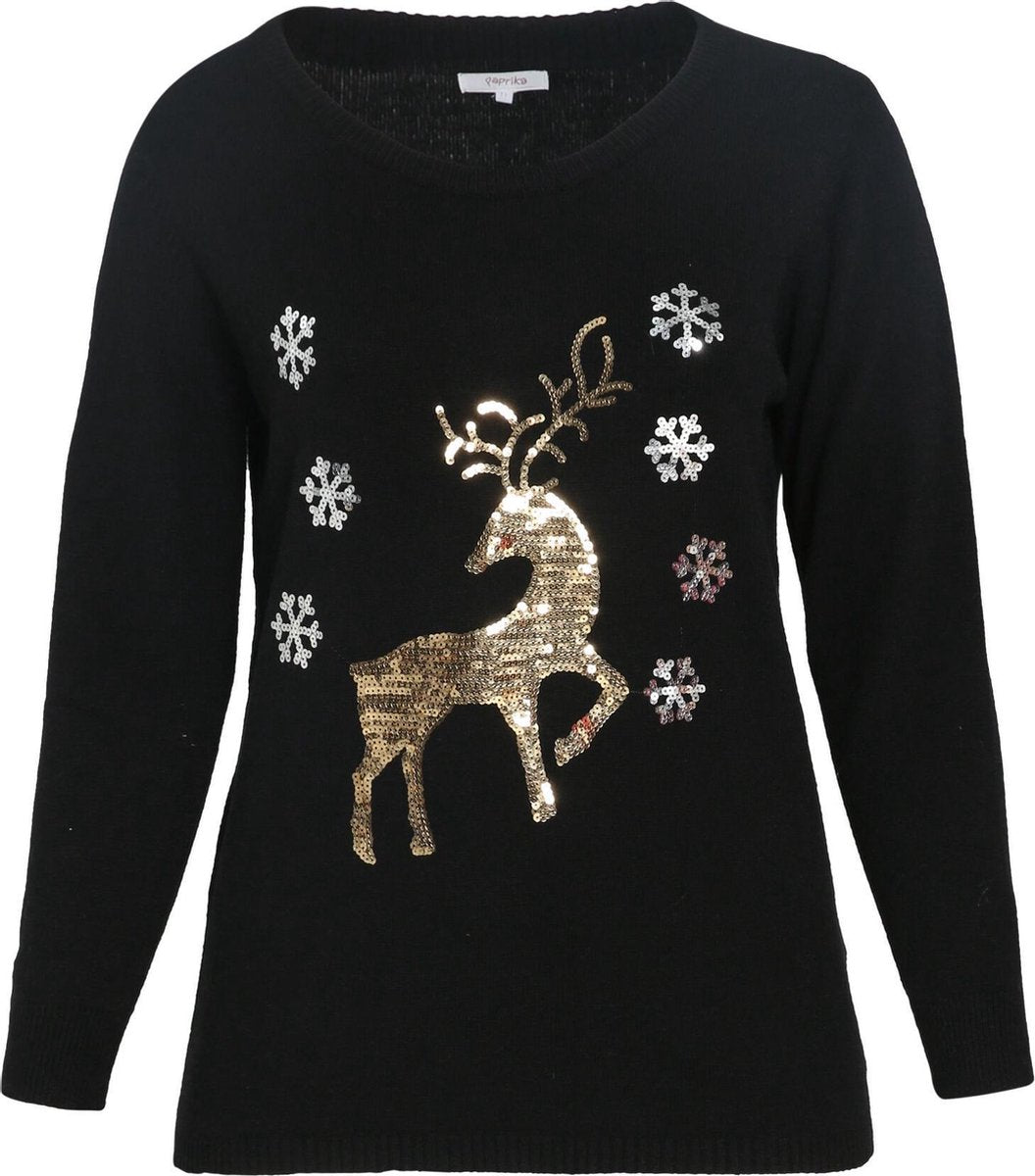 Kersttrui met hert