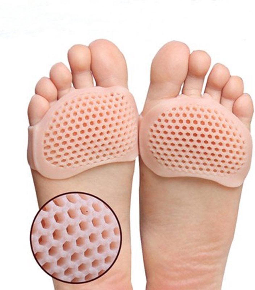 WiseGoods - Inlegzolen Hoge Hakken - Binnenzool - Gel Pad - Ademend - Voorvoet Zolen - Schoen - Siliconen Pad - Anti-slip
