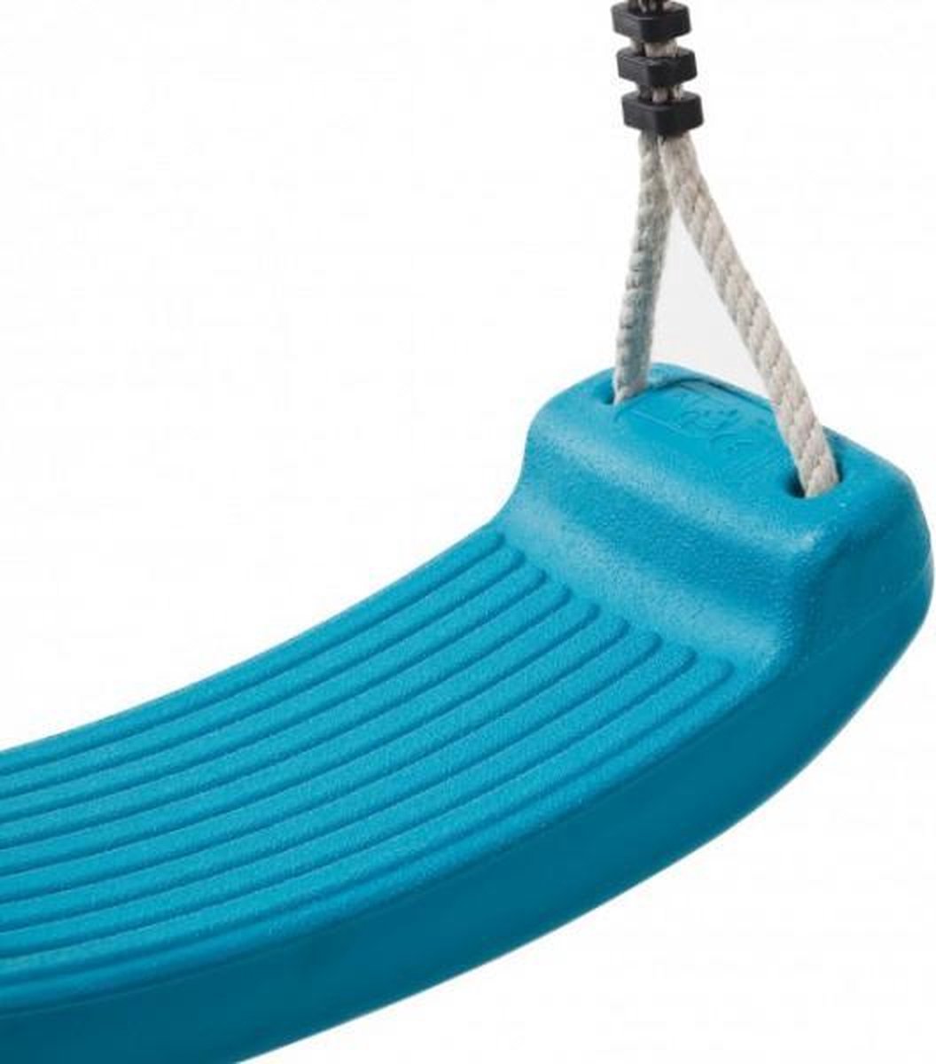 Kunststof schommelzitje Turquoise - met PH-touw