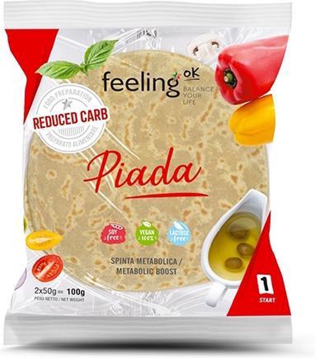 Ciao Carb |   Protopiada Wraps | Tortilla's | 2 x 50 gram | Perfect voor een koolhydraatarme lunch of diner