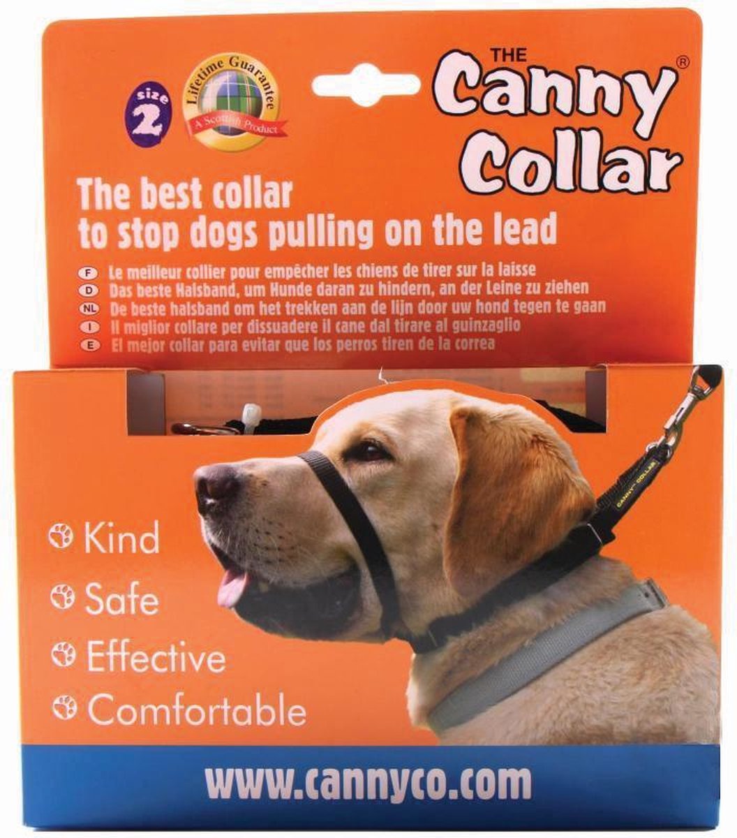 Canny Collar Zwart NR 2 28-33 cm