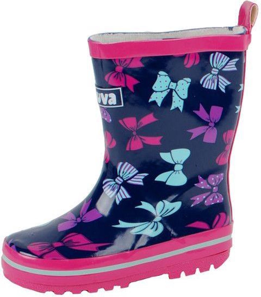 Gevavi Boots Sita meisjeslaars rubber blauw/roze 21