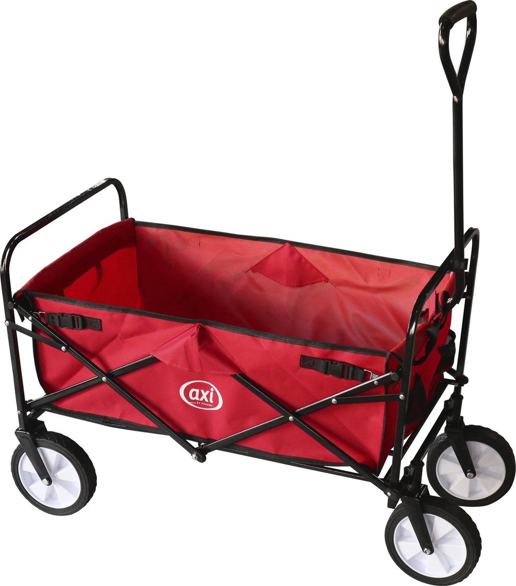 AXI AB100 Opvouwbare Bolderwagen - Bolderkar - Eenvoudig meenemen - max. 80kg - Rood