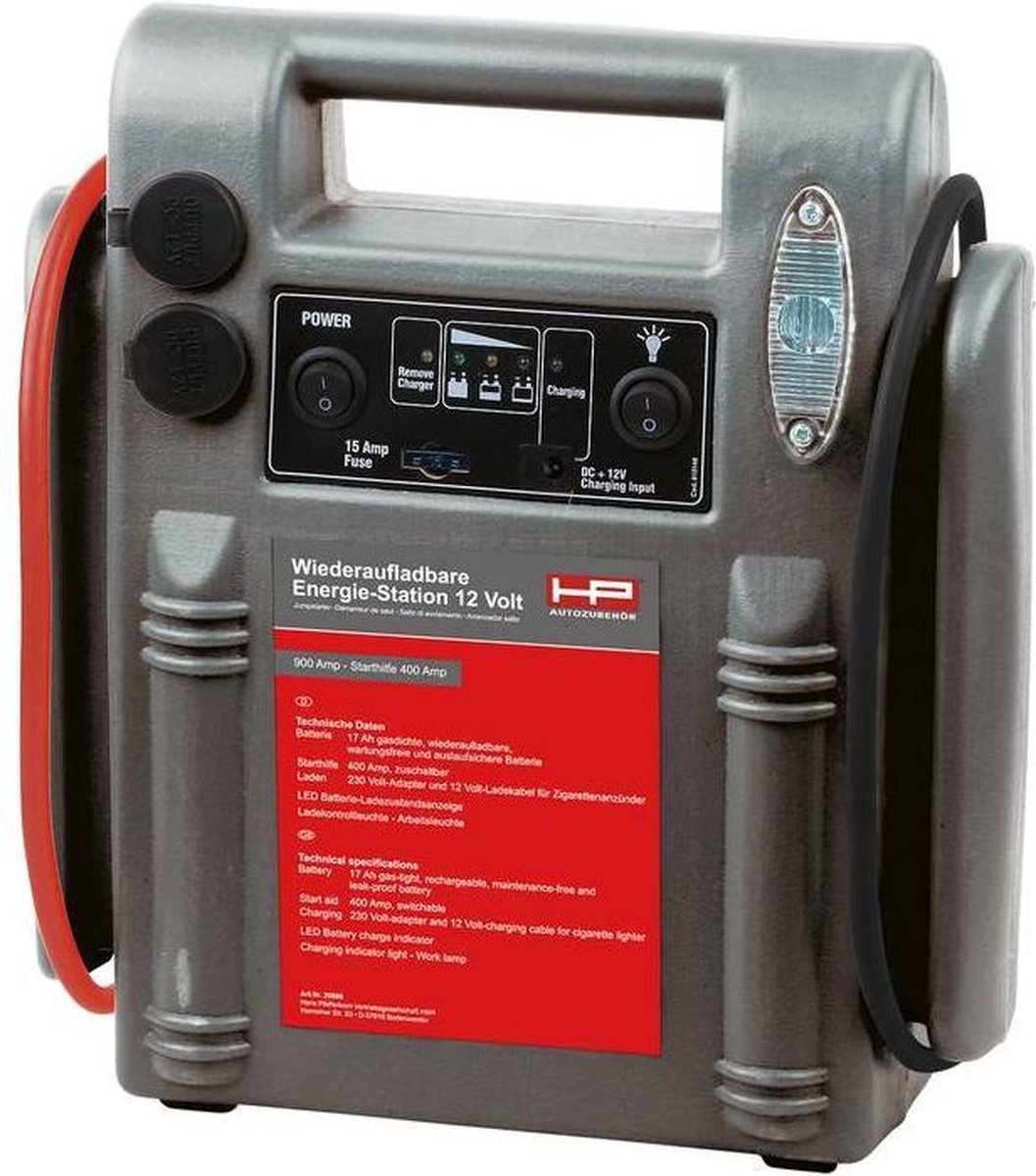 HP Autozubehör 20896 Snelstartsysteem Starthulpstroom: 400 A
