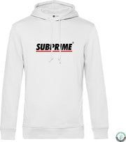Subprime - Heren Hoodies Hoodie Stripe White - Wit - Maat L