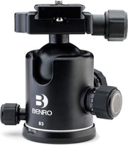 Benro B3 statiefkop Zwart 3/8" bal