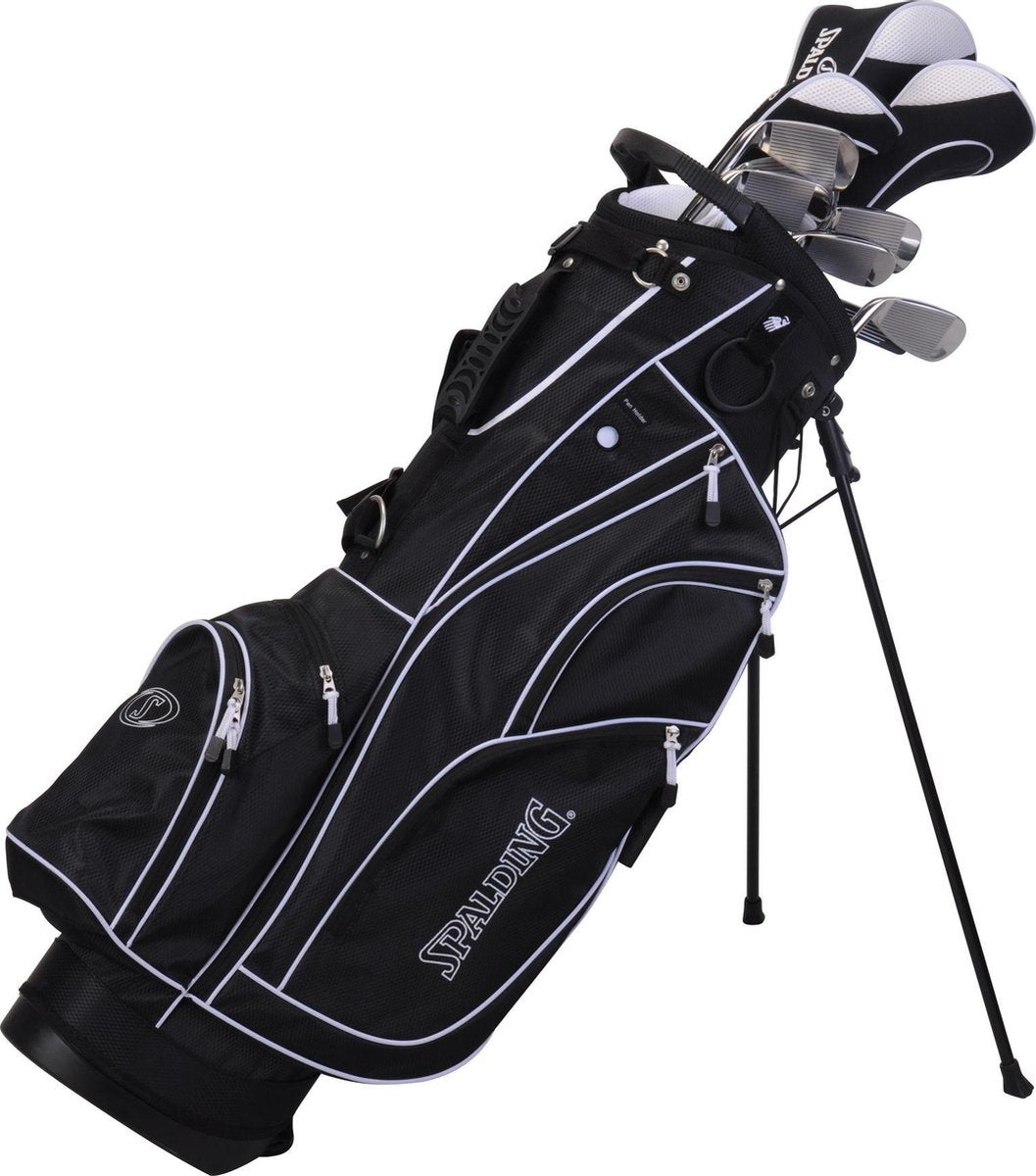 Volledige-Golfset-Spalding-True Black-Heren-Staal-Rechtshandig