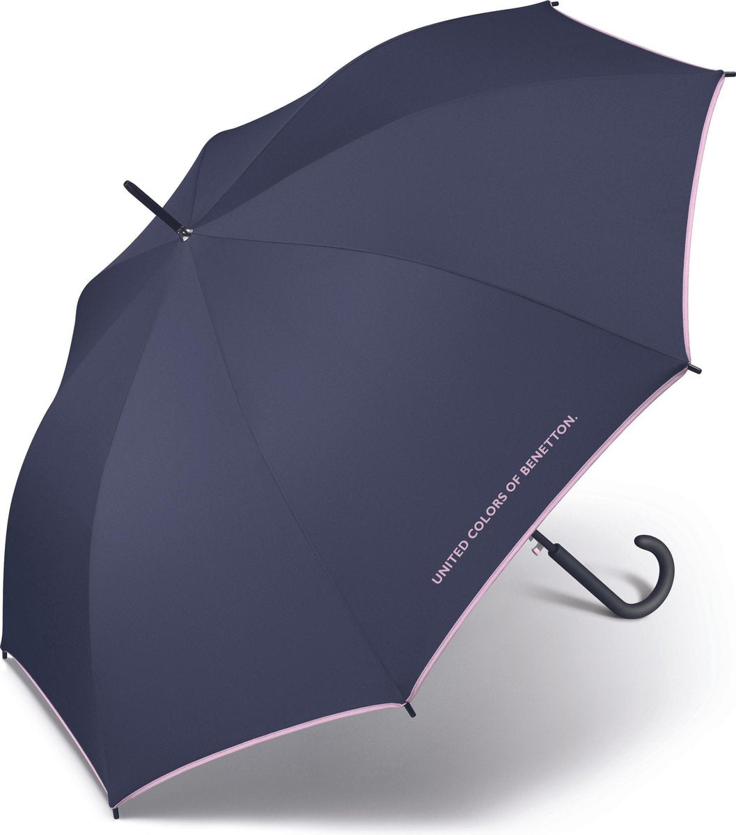 Benetton Long AC Paraplu - Grey Stone