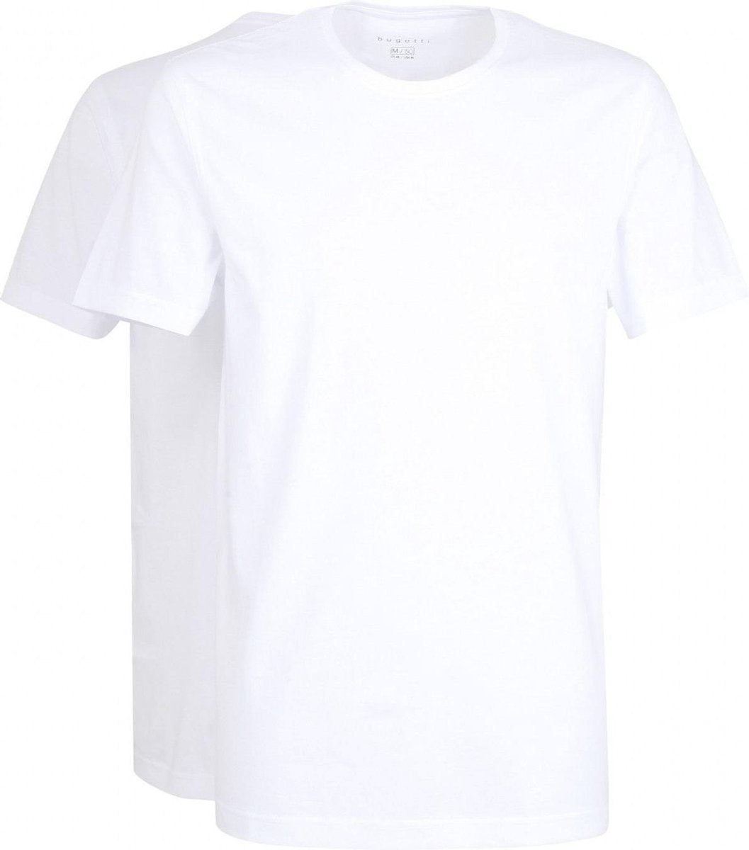 Bugatti T'shirt R-Hals 2 pack maat M